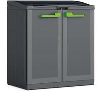 Kis 9961200 0708 02 Moby Cabinet recyclage Plastique Anthracite/Gris 90 x 55 x 100 cm