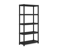 Keter Étagère de rangement KIS Plus 90/40/5 5 tablettes 90 x 40 x 182 cm Noir