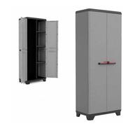 KIS STILO UTILITAIRE Armoire de rangement 68x39x173cm gris/noir