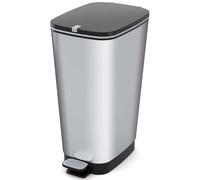 KIS Poubelle à pédale Chic 42,5 L – Aspect inox