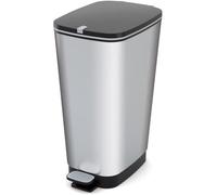 Curver CHIC BIN STYLE Abfallbehälter L [45L], silber 237241 Poubelle plastique argent 1 pc(s)