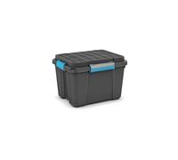 KIS Malle de rangement Keter Scuba 45 L noir avec couvercles