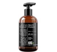 KIS Green Smooth Shampooing 250 ml pour cheveux secs et frisés Formule 100% végétalienne Sans sulfate Avec huile d'orange apaisante