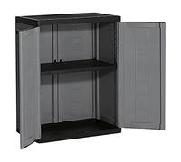 Keter Armoire basse Jolly 9733000 0444 01 Plastique Gris/Noir 68 x 39 x 85 cm