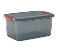 KIS MALLE MULTIFONCTIONS K LATCH BOX L, Rangement, Fumé, 59 x 39 x 28 cm G