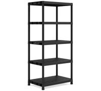 KIS PLUS XL/5 Étagere de rangement 90x60x187cm, noir