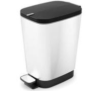 KIS Poubelle à pédale 10L CHIC Inox et noir