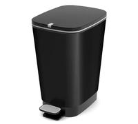KIS Poubelle de cuisine à pédale à pédale 25L CHIC Noir