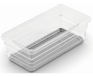 KIS SISTEMO 2 Organizer pour tiroir 15 x 7,5 x 5 cm transparent/gris 10011-A94