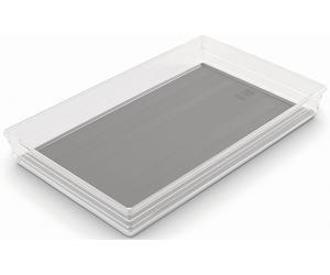 KIS SISTEMO 9 Organizer pour tiroir 39 x 24 x 5 cm transparent/gris 10018-A94