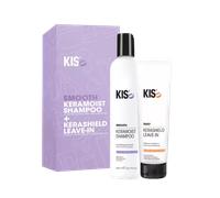 KIS Smooth Keramoist Shampoo + Kerashield Leave-In Duo