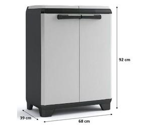 KIS SPLIT PREMIUM Armoire de recyclage 68x39x92cm gris/noir