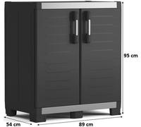 KIS XL GARAGE BASSE Armoire de rangement 89x54x95cm noir