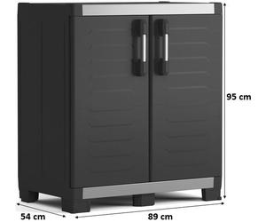 KIS XL GARAGE BASSE Armoire de rangement 89x54x95cm noir