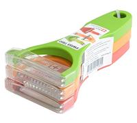 Kisag 0129.65KI Lot de 3 éplucheurs en acier inoxydable