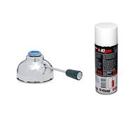 Kisag Brûleur à gaz de sécurité 1 KW pour Tous Les réchauds à fondues, Supports et kigas - Recharge de gaz de Rechange - 400 ML