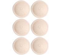 Kisangel 1 Boîte De 6 Pièces coussinets d'allaitement maman allaiter maternité réutilisable fuite coussin d'alimentation en coton réutiliser le coussin d'allaitement 100% Coton Beige