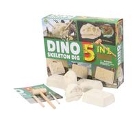 Kisangel 1 boîte Kit de Fouille Archéologique Dinosaure pour Garçon Fille Éducatif DIY Stimulant Imagination Motricité Puzzle Amusant Exploration Paléontologique
