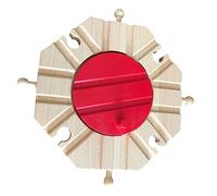 Kisangel 1 Ensemble Accessoires de Piste Jouets d'éveil Chemin de Fer Voie ferrée Voie d'assemblage Bambou