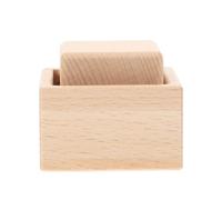 Kisangel 1 Ensemble Bois pour Garçon Fille Cube Box Éducatif Bois pour Coordination Œil Main Sensoriel sans Peinture pour Développement Moteur et Créatif des Bébés