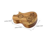 Kisangel 1 Ensemble Boîte De Sélection Médiators Sympas Étui pour Médiators Médiator Épais Médiators pour Guitare Électrique Médiators avec Étui Médiators en Vrac Brun Prendre