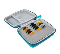 Kisangel 1 Ensemble Choisir la boîte de Rangement Accessoires Sac à Main Stockage de Guitare Pochette pour médiators Porte- portatif médiators épais Porte- Eva Bleu Couleur