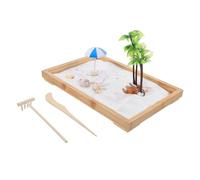 Kisangel 1 Ensemble De Scène Miniature Kit De Jardin Bac À Sable Bureau Mini Paysage Océan Plateau De Sable Décoration Table De Sable Miniature Océan Paysage Plateau De Sable Jouets en
