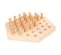 Kisangel 1 Ensemble d'échecs à mémoire Jouets d'entraînement à la pensée logique Jeu d'échecs Assorti Intelligence développer Jeu de société Assorti Jeu d'enfants en Bois