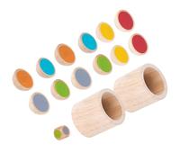 Kisangel 1 Ensemble Jouets de pensée Interactive éducatif du Cerveau Enfant en Bas âge Enfants Jouets d'apprentissage préscolaire d'entraînement de la mémoire en Bois