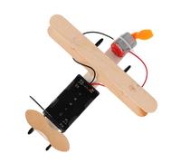 Kisangel 1 Ensemble Kit de Modèle Avion Bois DIY pour Garçon Fille Éducatif pour Expériences Scientifiques et Bricolage Parfait pour Fêtes