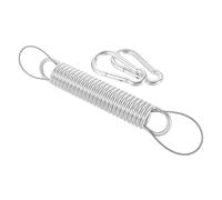 Kisangel 1 Ensemble Kit de Suspension Inoxydable pour Hamac Ensemble de Ressorts pour Balancelle et Accessoires de Fixation et Flexible avec Anneau Rotatif pour Usage Intérieur et