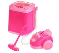 Kisangel 1 Ensemble Mini Cuisine pour Garçon Fille Ensemble de Nettoyage avec Aspirateur et Machine à Laver Jouets Imaginatifs et Sécurisés pour Tout Petits Stimule la Créativité et