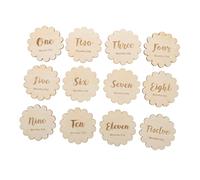 Kisangel 1 ensemble Set de Cartes pour Suivre Mois de Naissance de Garçon Fille Marqueurs de Milestone Annonce de Naissance Accessoires Photo pour Né