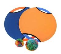 Kisangel 1 Jeu de Raquettes de Jeu d'extérieur pour Enfants : de Rebond et de réception - de Coordination pour débutants, idéal pour Les garçons et Les Filles (Couleur aléatoire).