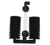 Kisangel 1 Jeu Filtre éponge Chauffage Planche boîte Tubes réservoir Water Filter air Pump Aquarium éponge Filtre d'aquarium résistant à l'usure Filtre d'aquarium Domestique Plastique Black