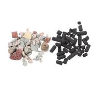Kisangel 1 Jeu matériau de Filtre d'aquarium réservoir zéro Filtre à Charbon Carbone Trousse Fusain Decor Aquarium kit de matériel de Filtre d'aquarium matériel pour Aquarium Charbon