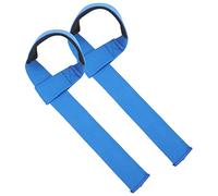Kisangel 1 Paire Sangle de Poignet de Musculation avec Support Renforcé Protection pour Entraînement Élastique et Durable pour Haltérophilie et Deadlift Lot de Bleu Sbr