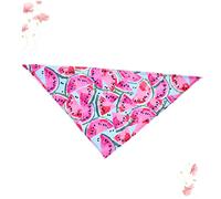 Kisangel 1 Pièce Bavoir pour Animaux De Compagnie Rose À Motifs Petit Bavoirs pour Chien Salive Colliers Pastèque Bandanas pour Chiens Faire La Fête Étiqueter Baver Mignon Vrai Comment