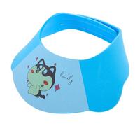 Kisangel 1 Pièce Bouclier de lavage de cheveux pour enfants bain de bébé enfant en âge bonnet de shampoing pour bébé chapeau de shower casquette de bain pour bébé Bleu