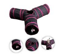 Kisangel 1 Pièce Jouets De Canal pour Animaux De Compagnie Tunnel pour Animaux De Compagnie Chat Qui Joue Au Tunnel Jouets Interactifs pour Chat Plié Polyester
