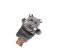 Kisangel 1 Pièce marionnette à Main d'éducation préscolaire Babies de marionnettes à Main marionnettes d'histoire pour Les Enfants Jouets en Peluche fantoche Gris foncé
