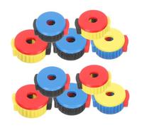 Kisangel 10 Pièces Accessoires pour kits de batterie accessoires de kit de batterie blocage rapide des écrous de écrou de blocage rapide du tambour Plastique