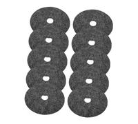 Kisangel 10 Pièces Anneaux de Paillis Non Tissés Protection Réutilisable pour Racines Darbres Tapis Absorbant et Respirant pour Jardin Balcon Barrière Durable et Épaisse Mauvaises