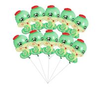 Kisangel 10 Pièces Ballons Forme de Serpent pour Décorations de Nouvel An Chinois Ballons Folie Animaux Idéaux pour Fête Anniversaire et Shower