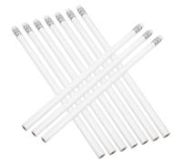 Kisangel 10 Pièces Crayon de Marquage en Bois Blanc pour Bureau et École