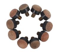 Kisangel 10 Pièces Cue Tips Kit Screw Pool Snooker Cue Tips Replacement for Easy Installation and Improved Accuracy