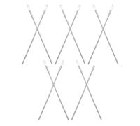 Kisangel 10 Pièces Enfile-corde Pliable à Ressort Flexible en Acier