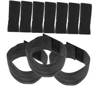 Kisangel 10 pièces Lot de Brassards Élastiques Noirs de Deuil pour Funérailles et Commémoration Bandeau Mourning Band pour Service et Activités de Souvenir