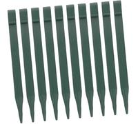 Kisangel 10 Pièces Lot de Piquets de Jardin Vert Piquets Solides Étanches pour Fixation Bâche et Toile Paysagère pour Camping Canopy et Aménagement Paysager DIY