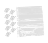 Kisangel 10 pièces Lot de Pochettes de Protection Transparentes pour Films Négatifs Étanches Compatibles Classeurs Rangement Archivage Photos et Diapositives